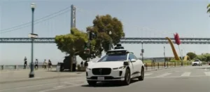 Waymo self driving car in San Francisco
